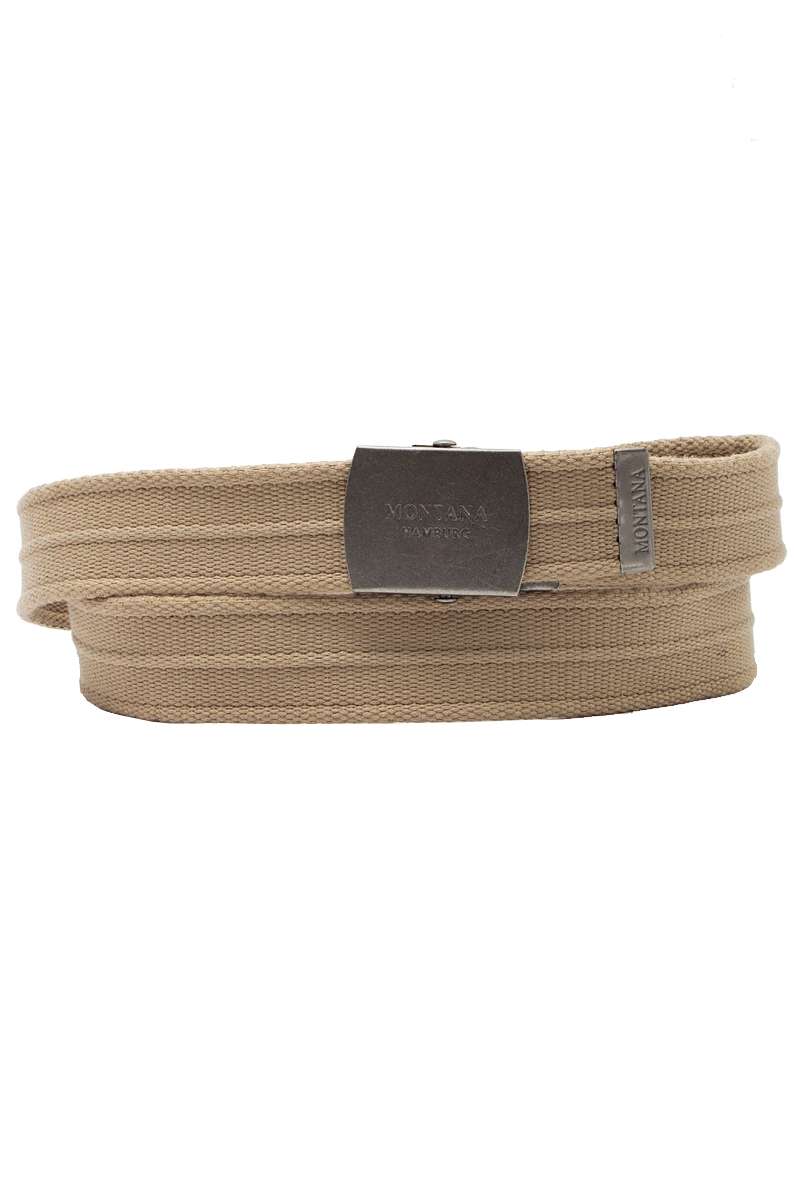 31020-beige Ремень Montana 31020 (текстиль) — изображение 1