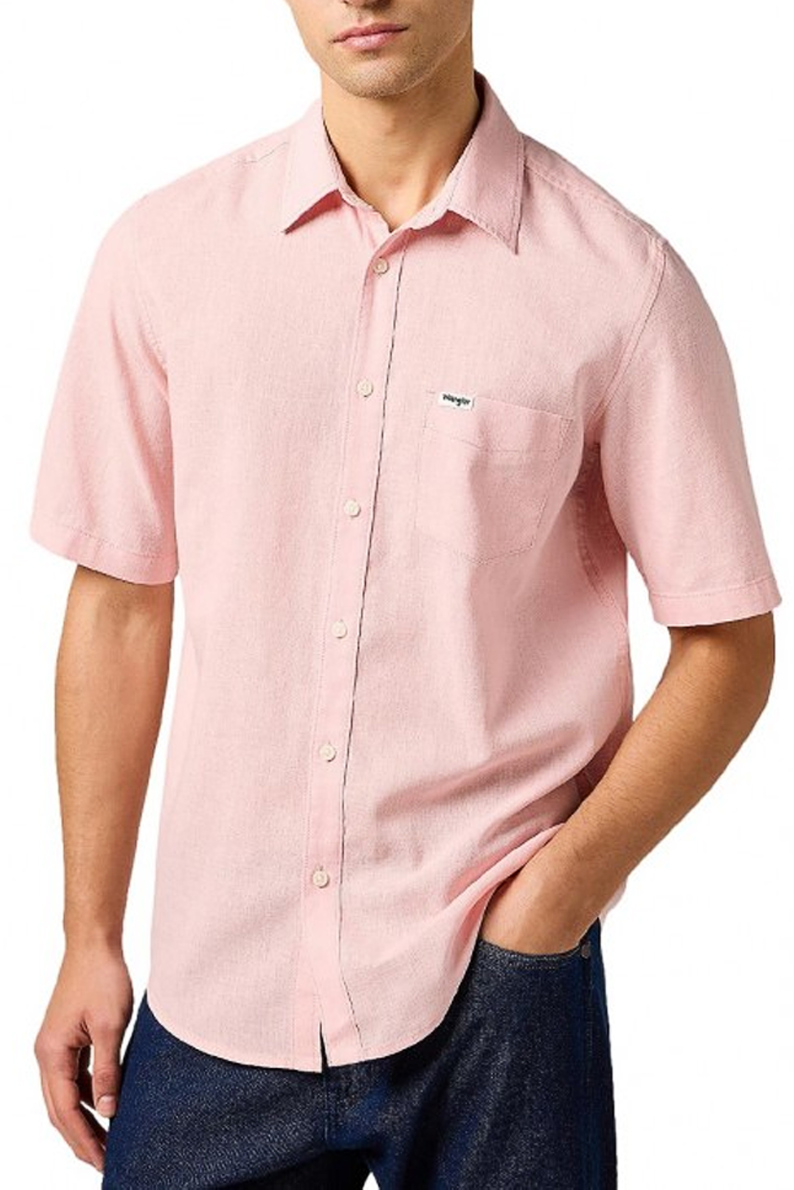 112362676-1 Рубашка Wrangler 112362676 SILVER PINK — изображение 1