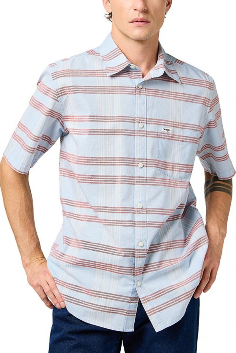 112362756-1 Рубашка Wrangler 112362756 NIAGARA MIST — изображение 1
