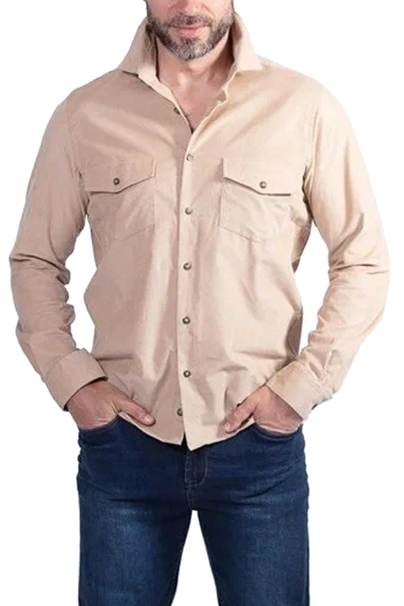 11043-1-1 Рубашка Montana 11043 BEIGE — изображение 1